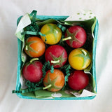 Cherry Tomato Beeswax Birthday Candles - 8 Count
