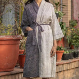 Chicken Feet Lightweight Cotton Kimono Robe