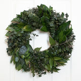 Cottage Greenery Wreath - 18"