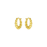 Eliza Huggies Gold Earrings