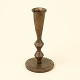 Ember Forged Candlestick Holder, Small Rustic Brass