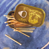 Very Cute Tin of Safety Matches - Green