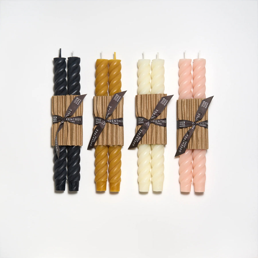Rope Taper Candles (Colors Available)