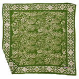 Hand-Dyed Batik Bandana in Green Serenity