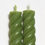 Beeswax Rope Taper Candles