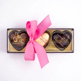 Valentine's 3-Piece Chocolate Hearts Gift Box