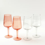 Hammered Wine Glass Set