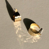 Bronze Baby Curve Hoop Earrings