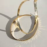 Front Hammered Hoops