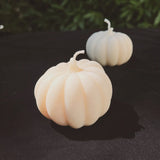 Pumpkin Beeswax Taper Candle - Ivory