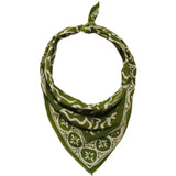 Hand-Dyed Batik Bandana in Jade Jungle
