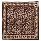 Hand-Dyed Batik Bandana in Java Petals