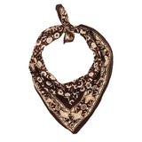 Hand-Dyed Batik Bandana in Java Petals
