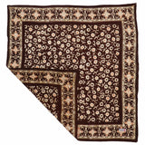 Hand-Dyed Batik Bandana in Java Petals