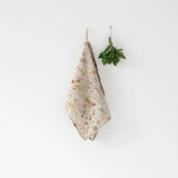 Leaves Linen Tea Towel