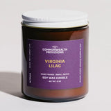 Commonwealth Provisions Scented Jar Candle in Virginia Lilac (Seasonal Release)
