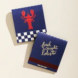 Lobster Printed 10 Stem Matchbook