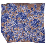 Hand-Drawn Batik Bandana in Lotus Blossom