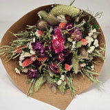 Pink Strawflower Love Floral Bouquet