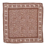 Hand-Dyed Batik Bandana in Mocha Mousse