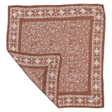Hand-Dyed Batik Bandana in Mocha Mousse
