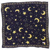Hand-Drawn Batik Bandana in Celestial Blue