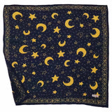 Hand-Drawn Batik Bandana in Celestial Blue