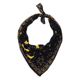 Hand-Drawn Batik Bandana in Celestial Blue