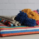 Moroccan Tassel Blanket in Multicolor