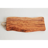 Italian Olivewood Charcuterie Board with Rope Handle