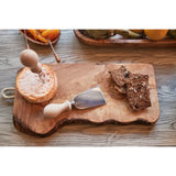 Italian Olivewood Charcuterie Board with Rope Handle