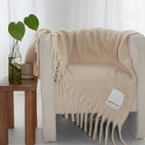 The Reykjavik Throw in Pebble Beige