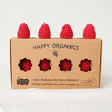 Raspberry Beeswax Birthday Candles - 4 Count