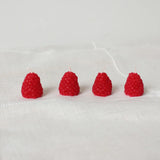 Raspberry Beeswax Birthday Candles - 4 Count