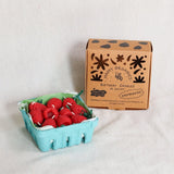 Raspberry Beeswax Birthday Candles - 10 Count
