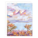 In Awe of You Sunset Card