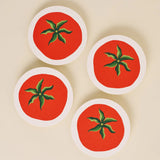 Tomato Coasters - Set of 4
