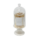 Tall Glass Jar with Lid + 120 Wooden Matches
