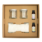 Candle Making Kit - 2pc 3oz Jar Glass Candles