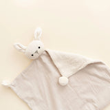 Ollie the Bunny Avery Organic Baby Lovey Blanket
