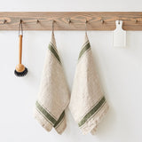 Heritage Stripe Linen Tea Towel