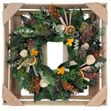 Country Citrus Fall Wreath - 18"