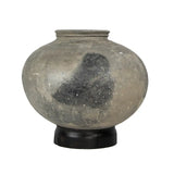 Vintage Mud Pot with Base