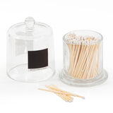 Glass Jar with Lid + 120 Wooden Matches