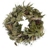 Eucalyptus & Pinecone Garland Wreath - 18"