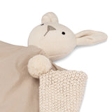 Ollie the Bunny Avery Organic Baby Lovey Blanket