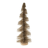 Swirl Bottle Brush Tree in Champagne Sparkle - Tall
