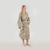 Cecily Block Print Kimono Robe