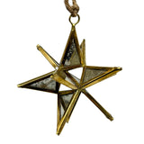 Silver Glass 3D Star Ornament