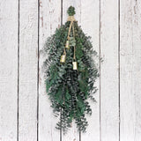 Juniper & Baby Eucalyptus Holiday Swag with Bells